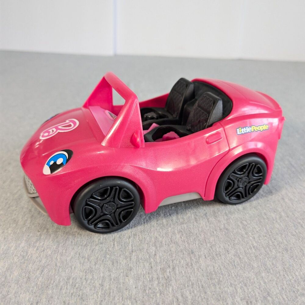 Mattel Barbie Pink Convertible Car Vehicle w/ Sound Speaker HC59 2022